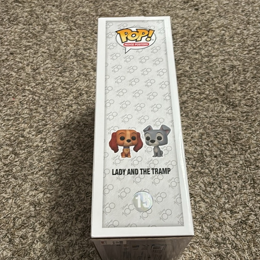 Funko Pop! Movie Poster Edition Disney's "Lady and the Tramp” 100th Anniversary - Picture 11 of 14